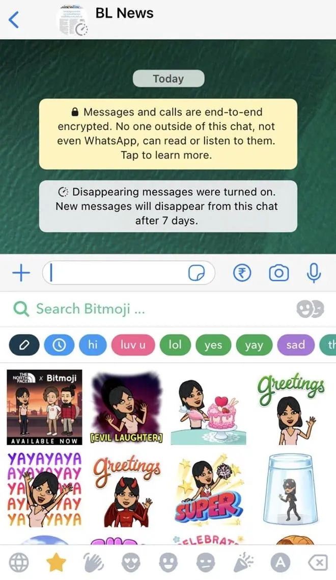 How to use Bitmoji on WhatsApp for iPhone The Hindu BusinessLine